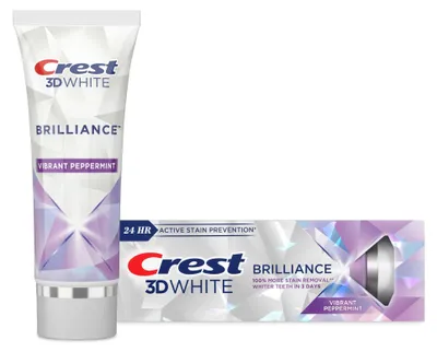 Obrázek produktu pro Crest | Zubní pasta 3DWhite Brilliance - 130 g - Minze - Bělení a svěžest