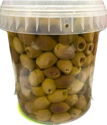 Zdjęcie produktu dla Oliwki zielone drylowane Taggiasche Denocciolate 820g - Miccio