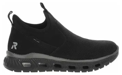Imagen del producto de Zapatos de mujer Rieker, botines slip-on, tipo zapatilla, color negro, para uso diario