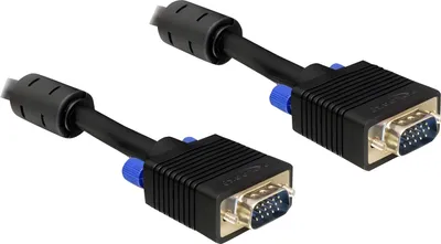 Obrázek produktu pro DeLOCK 20m VGA Cable, 20 m, VGA (D-Sub), VGA (D-Sub), Samec, Samec, Černá