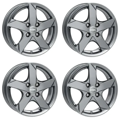 Produktbild von 4 Rial Felgen Kodiak 5.5x14 ET35 4x100 GRAP für SKODA Citigo Citigo E