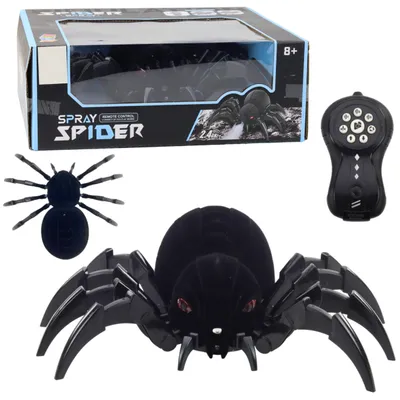 Produktbild von RC-Spinne, Modell "Schwarze Witwe" mit Raucheffekt
