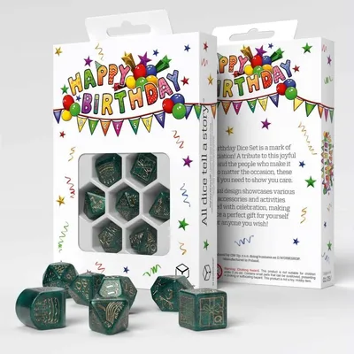 Imagen del producto de Juego de dados para celebrar un cumpleaños: Globos
