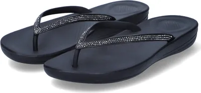 Produktbild von FitFlop iQushion Sparkle  Teenslippers - Zwart - Maat 42