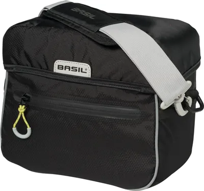 Produktbild von BASIL Fahrradtasche - MILES HANDLEBAR BAG - Schwarz/Gelb