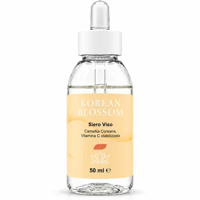 Productafbeelding van Korean Blossom Koreaans Anti-Age Gezichtsserum met Vitamine C en Niacinamide 50 ml - Tegen Vlekken en Rimpels, Gestabiliseerde Vitamine C, Verheldert