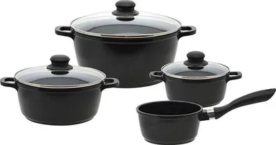 Obrázek produktu pro ELO Black Cast Sada Hrnců 4 Ks Hliníkové 62440