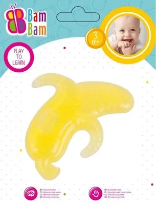 Image de Anneau de dentition en forme de banane BAM BAM pour bébés