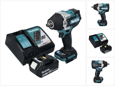 Immagine prodotto di Avvitatore a impulsi a batteria Makita DTW 700 RG1 18 V 700 Nm 1/2" XPT Brushless + 1x batteria ricaricabile 6,0 Ah + caricabatterie