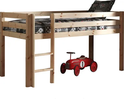 Produktbild von Vipack Spielbett Pino  - Kiefer massiv natur lackiert, Maße: 210 cm x 114 cm x 106 cm; PIHSZG10