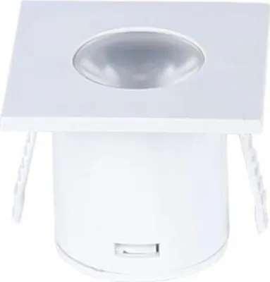 Produktbild von Mini LED-Einbaustrahler 1W 90° quadratisch Weiss - Warmweiss 2300K - 3500K