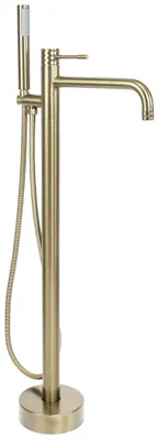 Immagine prodotto di Rubinetto Da Pavimento Per Vasca Rea Lungo Diamond Oro Spazzolato