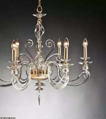 Image de Plafonnier de luxe Lustre Cristal Lampe Lampe à suspendre