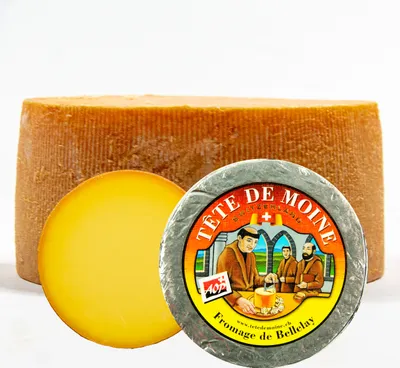 Produktbild von Food-United TETE DE MOINE AOC-AOP Schweizer Mönchskopf-Käse-Laib 800g
