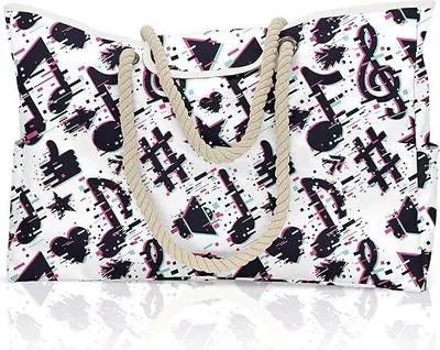 Produktbild von Wasserdichte Strandtasche für Damen - Extra Große Pool- und Sporttasche mit Innentasche für Schwimmen und Reisen, F