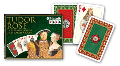 Produktbild von Piatnik Tudor Rose, 55 Stück(e), Kunststoff, Junge/Mädchen, Kinder/Erwachsene, Tudor, Box