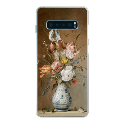 Produktbild von MuchoWow® Handyhülle Schutzhülle Hülle für Samsung Galaxy S10 Plus Stilleben mit Blumen - Alte Meister - Malerei Silikon Softcase Handy Hülle - Schutzhülle