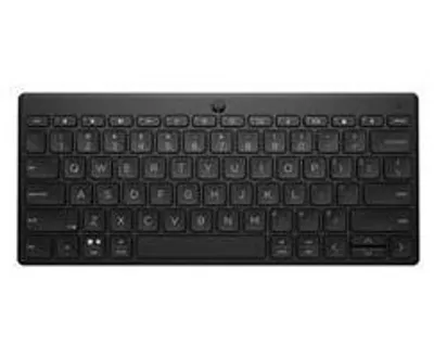 Obrázok produktu pre HP Kompaktná klávesnica Bluetooth 350 pre viacero zariadení, Mini, Bezdrôtový, Bluetooth, Mechanický spínač kláves, Čierna