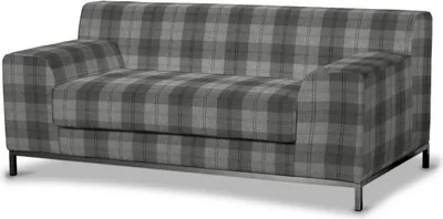 Produktbild von Dekoria Bezug für Kramfors 2-Sitzer Sofa, grau-anthrazit, Sofahusse, Kramfors 2-Sitzer