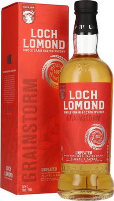 Image de Loch Lomond SINGLE GRAIN Grainstorm Unpeated Scotch Whisky 46% Vol. 0,7l en boîte cadeau