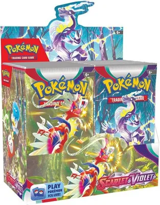 Produktbild von Pokemon - TCG Scharlachrot und Violett Booster Box Display 36 Stück