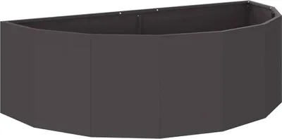Obrázok produktu pre vidaXL Kvetináč čierny 120 x 60 x 35 cm oceľ