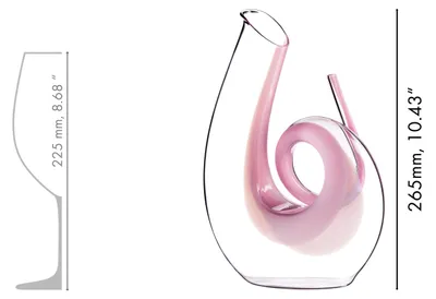 Imagen del producto de Decantador Riedel Curly - Color rosa