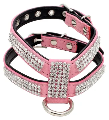 Produktbild von Hundegeschirr mit Strass für kleine Hunde