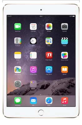 Produktbild von Apple iPad mini 3, 20,1 cm (7.9"), 2048 x 1536 Pixel, 128 GB, iOS, 341 g, Gold