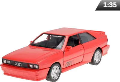 Zdjęcie produktu dla Model 1:35 RMZ Audi Quattro Coupe (1980-1991), czerwony