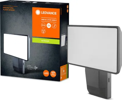 Image de Ledvance LED Fluter Strahler Endura Pro Flood Dunkelgrau IP55 27W 3000lm Neutralweiß 4000K mit Sensor