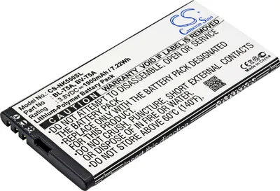Produktbild von TECHTEK Akku Kompatibel mit [Microsoft] Lumia 550, Lumia 730, Lumia 730 Dual SIM, Lumia 735, Lumia 735 Dual SIM, Lumia 738, RM-1038, RM-1040, RM-1127