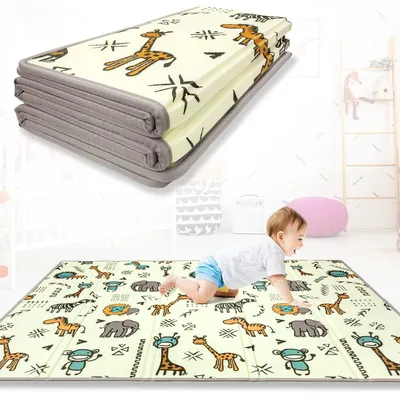 Produktbild von Gepolsterte Baby-Spielmatte, 180 x 200 cm, wasserdicht