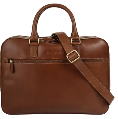 Zdjęcie produktu dla bugatti aktówka torba na laptopa z przegrodą na laptopa Briefcase Cognac brown