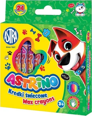 Image de Crayons de couleur 24 couleurs Astrino 8358
