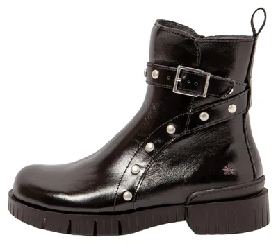 Image de Art Bottines pour Femme 1837S NAPPA SHINNY BLACK/OXFORD Couleur Noir