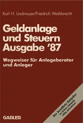 Produktbild von Geldanlage und Steuern '87