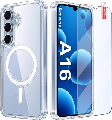 Zdjęcie produktu dla Etui Magnetyczne Przezroczyste do Samsung A16|A16 5G do MAGSAFE CASE +Szkło