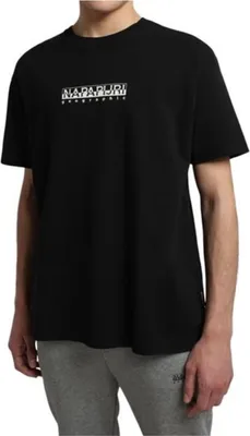 Immagine prodotto di T-shirt uomo NAPAPIJRI maglietta manica corta girocollo cotone con stampa articolo NP0A4GDR s-box ss3, M, Cotone 100%