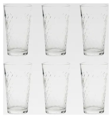 Produktbild von Apfelweinbecher, Apfelweinglas, 250 ml, H 12,5 cm, klar (6 Stück)