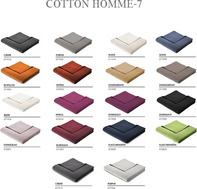 Produktbild von Biederlack Baumwolle-Home Wohndecke 150 x 200 cm , FARBE:beere