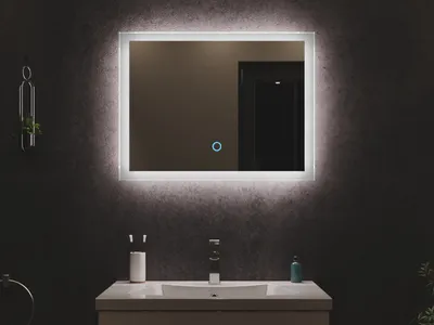 Produktbild von LED Spiegel 70x53 cm mit Touch Bedienung