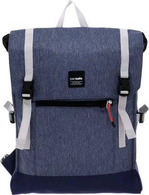 Produktbild von pacsafe Freizeitrucksack Rucksack mit Laptopfach Slingsafe LX450 Backpack 14,5L Denim blau