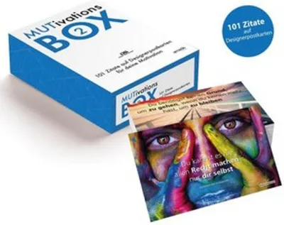 Immagine prodotto di MUTivationsbox 2 - 101 Zitate auf Designerpostkarten