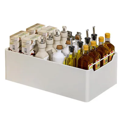 Produktbild von Ausziehbarer Schrank-Organizer aus Kohlenstoffstahl, 20 cm Breite – für Ordnung in Küche & Bad (1pcs)