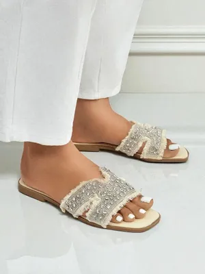Produktbild von Royalfashion Damen-Sandalen mit Strasssteinen CrystalEase, Größe 40