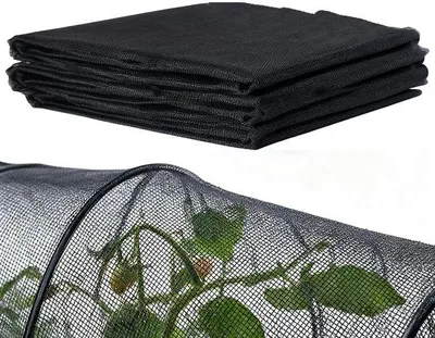 Produktbild von Unyqoos® Feinmaschiges Gartenschutznetz 6 m x 2,4 m – atmungsaktives Pflanzenschutznetz gegen Insekten und Vögel, zuschneidbar, einfache Montage