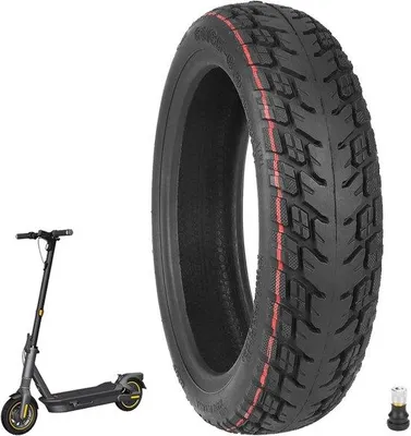Productafbeelding van SnelShoppen - 10 Inch Off-Road Tubeless Banden voor Elektrische Scooter - Vervangwielen voor Max G2/G65 - Dikke Voor- en Achterbanden - 65 mm Tread Br
