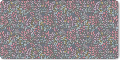 Produktbild von MuchoWow® Schreibtischunterlage Blumen - Pastell - Gestaltung - Natur 80x40 cm - XXL Mauspad - Gaming Mauspad