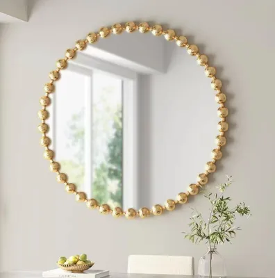 Image de Milton & Oldbrook Miroir mural Ø 52,5 cm Elena Gold